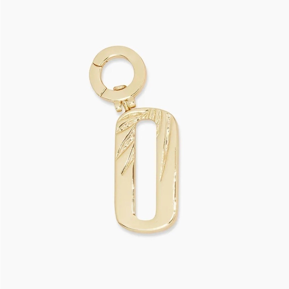 Gorjana New Parker Initial O Charm 18k Gold Plated Brass